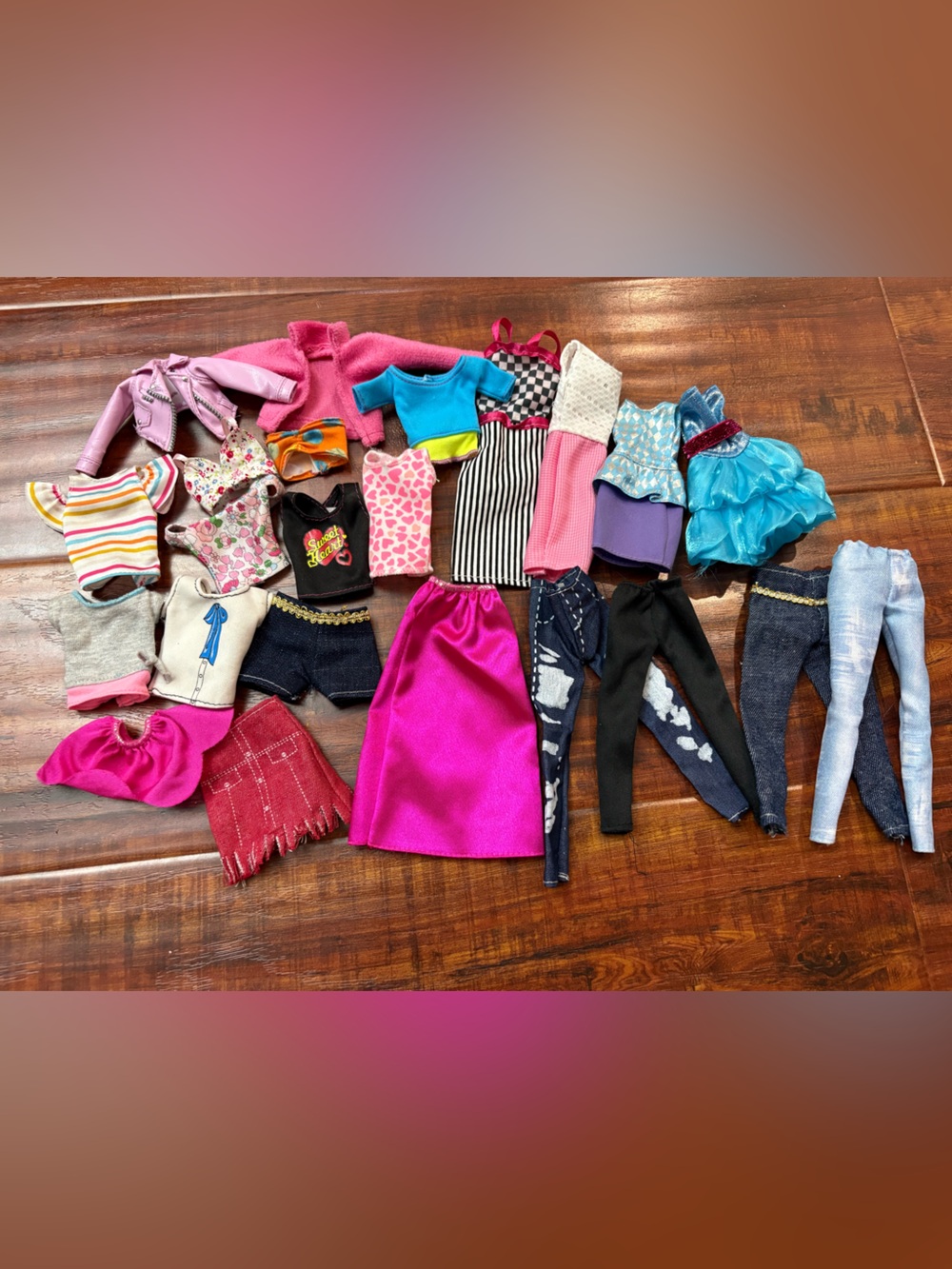 Barbie Clothing lot + BONUS Barbie and Ken doll